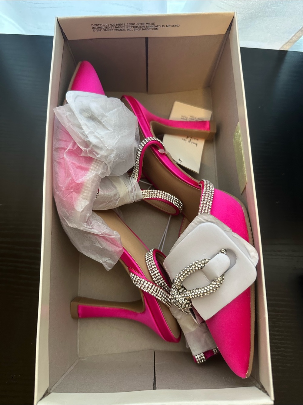 Pink Sparkle Heels (Carmin Heels)